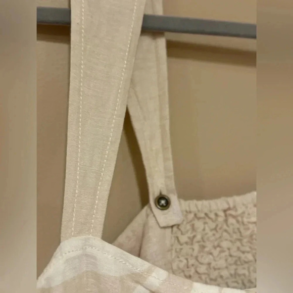 NWT Pilcro Sleeveless Square-Neck Linen Midi Dress - Picture 5 of 7